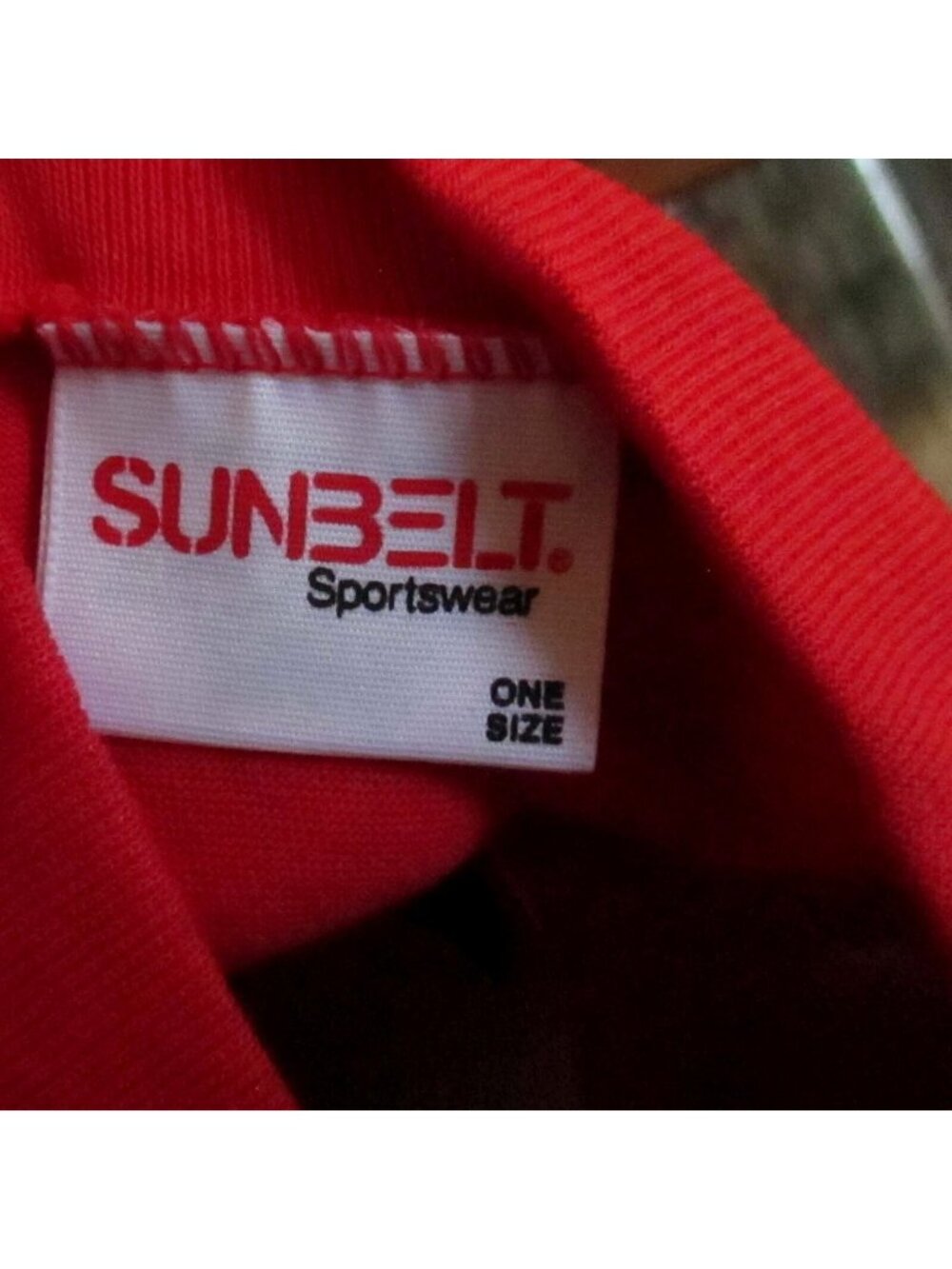 True Vintage T-shirt  2XL 1990's NEW OSFA RED SUNBELT USA TEXAS BLANK NOS